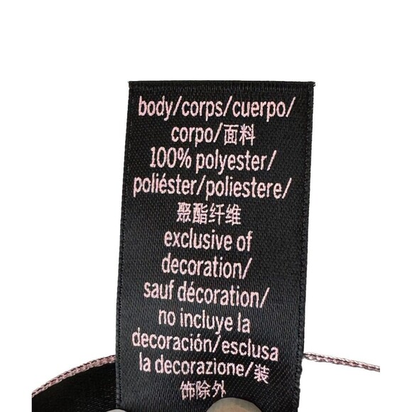 Victoria’s Secret One Size Black Silky Robe Flowy Silky Tie Top Coverup Love - Picture 9 of 13